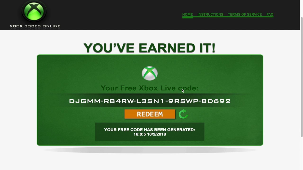 xbox live codes for free no download